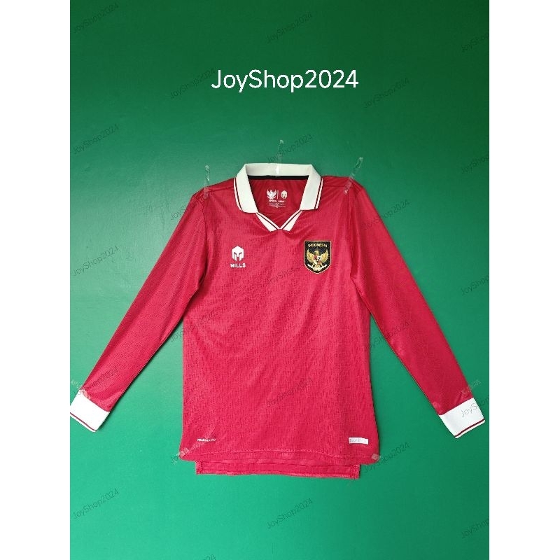 Jersey timnas Indonesia home 2022 LS Player Issue size s