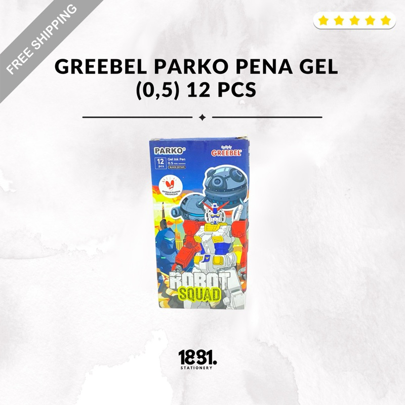 

Pulpen Gel Greebel Parko (0,5) | Pulpen Gel Greebel 1 Pack 12 | Greebel Gel Pen Parko