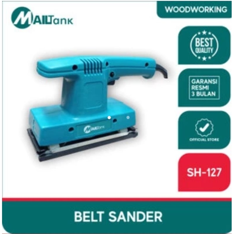 mesin amplas mailtank sh127/ belt sander mailtank ( persegi panjang )/ amplas mailtank sh127