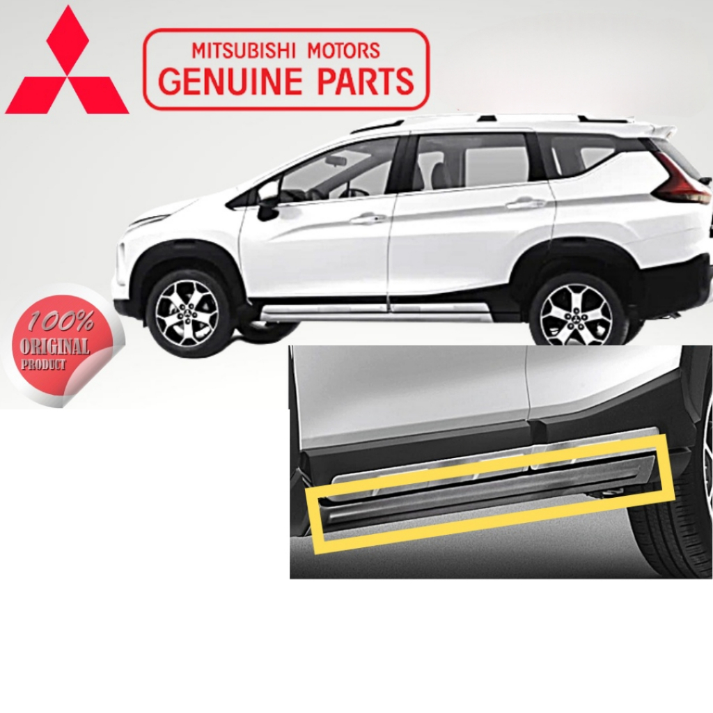 Sideskirt Side Skirt Bodykit Body Kit Samping Cover Trisplang Silver Xpander Cross Original