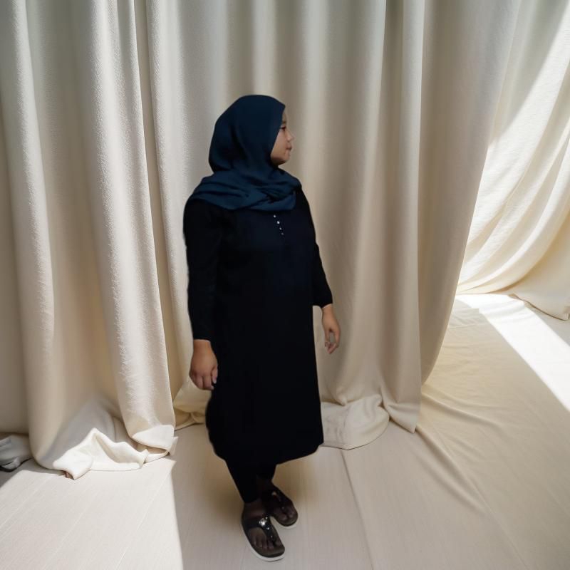 TUNIK WARNA HITAM POLOS-TUNIK RAYON-ATASAN JUMBO-PAKAIAN WANITA-LENGAN PANJANG