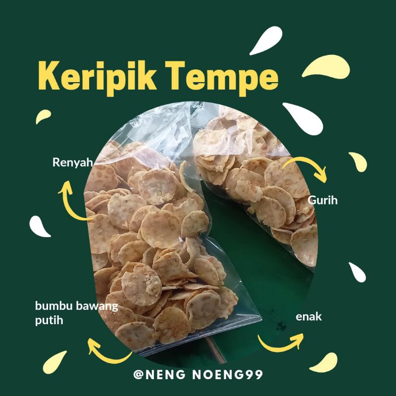 

Keripik Tempe Sagu Goreng Neng Noeng99 Renyah dan Gurih