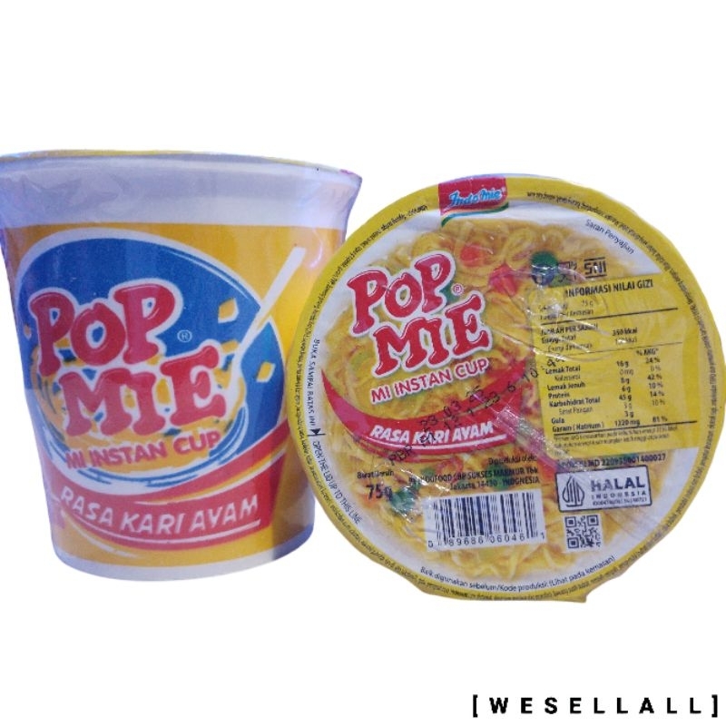 

Mi Instan Pop Mie 75 gr Cup | 0075ECE