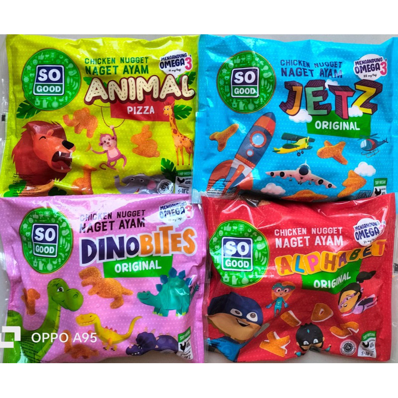 

Frozen Food Nugget Animal Karakter So Good 400gr