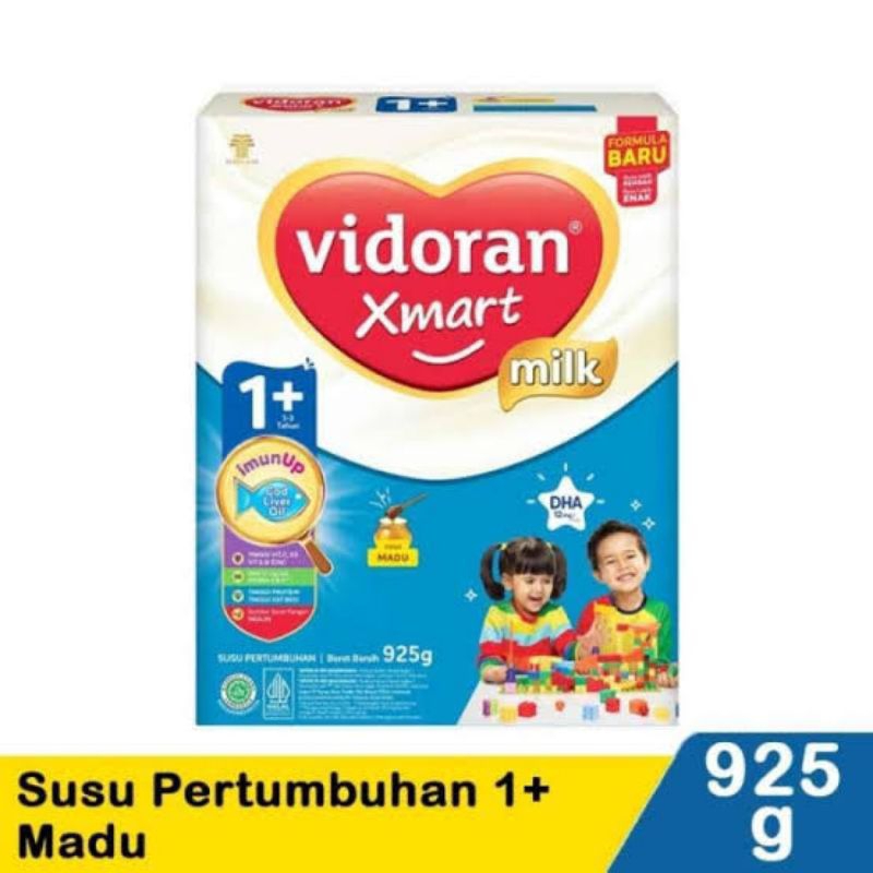 

VIDORAN XMART MILK 1+ SUSU PERTUMBUHAN ANAK 1-3 TAHUN MADU BOX 925/1kg