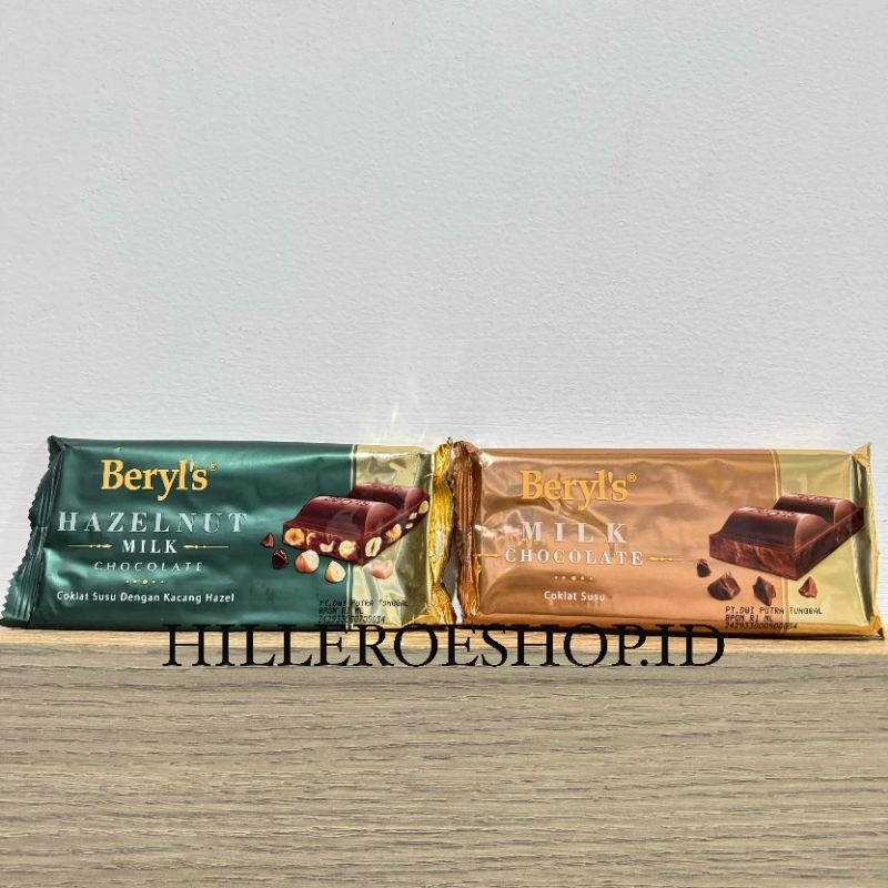 

COKLAT BERYL'S BAR 90GRAM COKELAT MALAYSIA BERYLS MILK CHOCOLATE