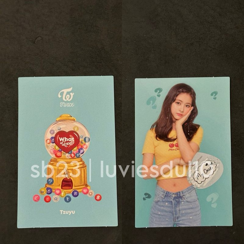 Twice tzuyu PC photocard what is love official