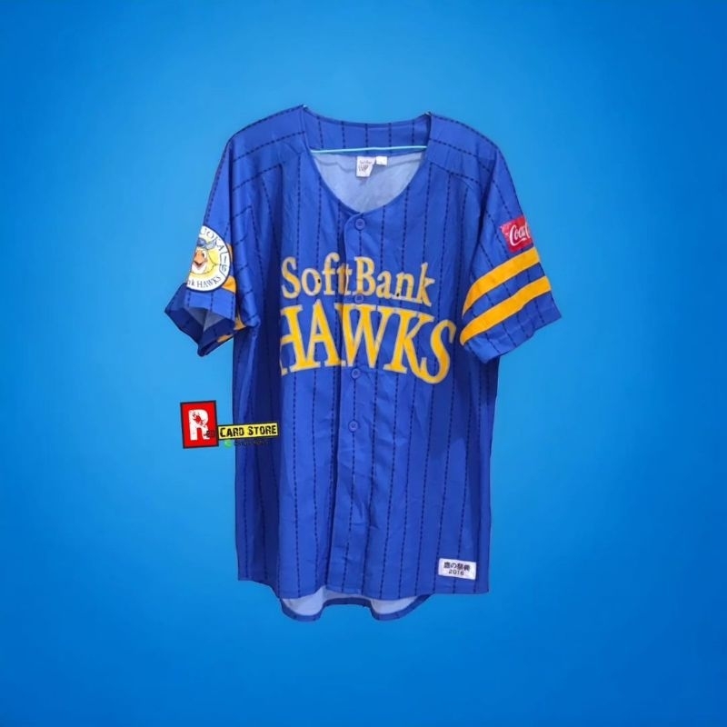 Jersey Baseball Softbank blueee