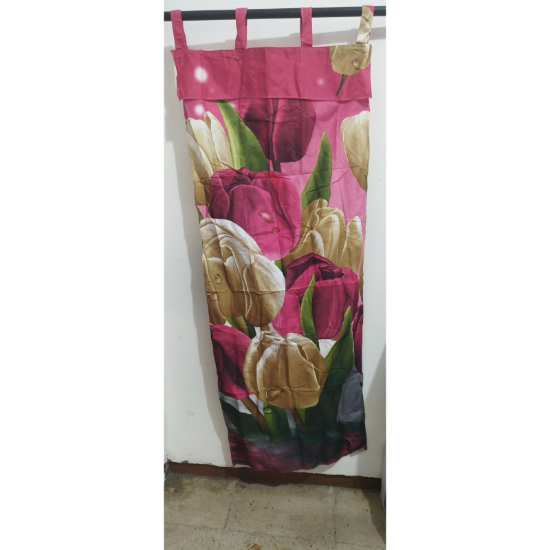 [ JENDELA ] GORDEN TALI JENDELA + PONI MOTIF BUNGA TULIP
