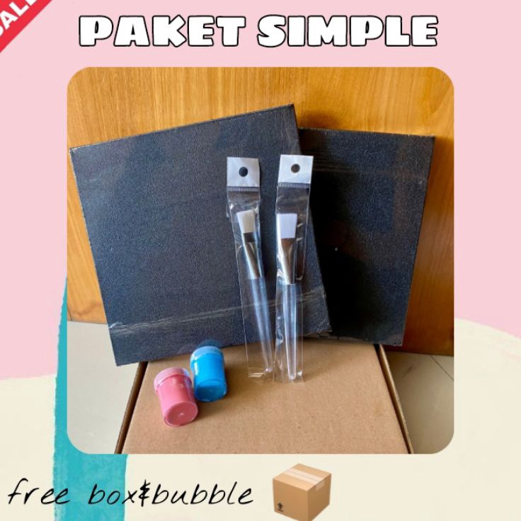 

Paling Hemat free box PAKET SIMPLE DIY PAINTING KIT set kanvas cap tangan couple