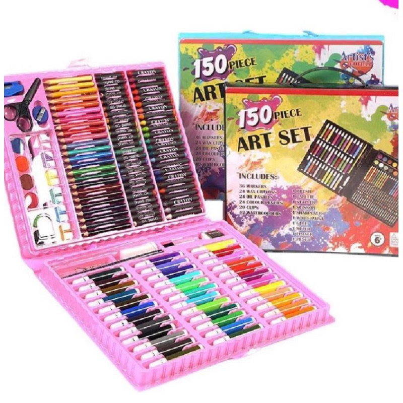 

Crayon anak isi 150 pcs Murah Original - art set - mainan anak pensil warna warni