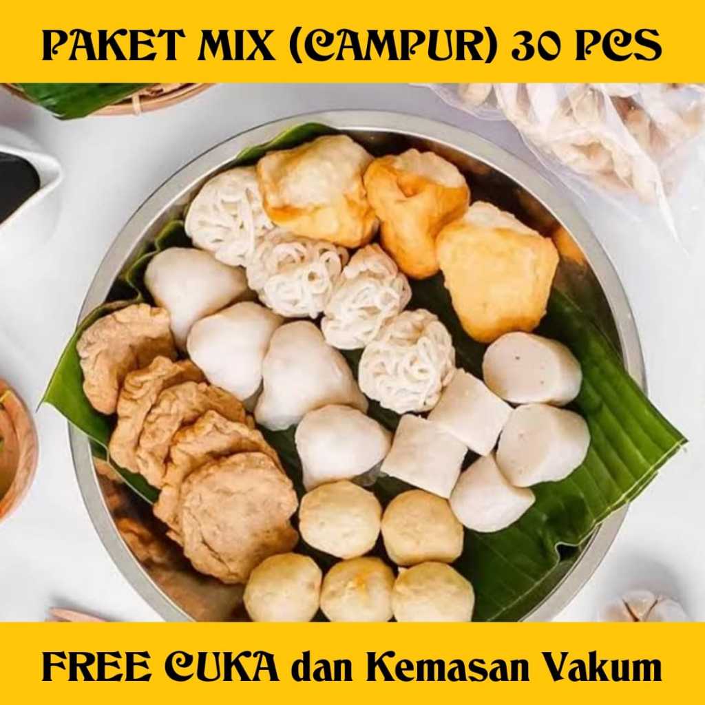 

Premium Pempek Ikan Tenggiri (Paket Mix) Asli dari Palembang