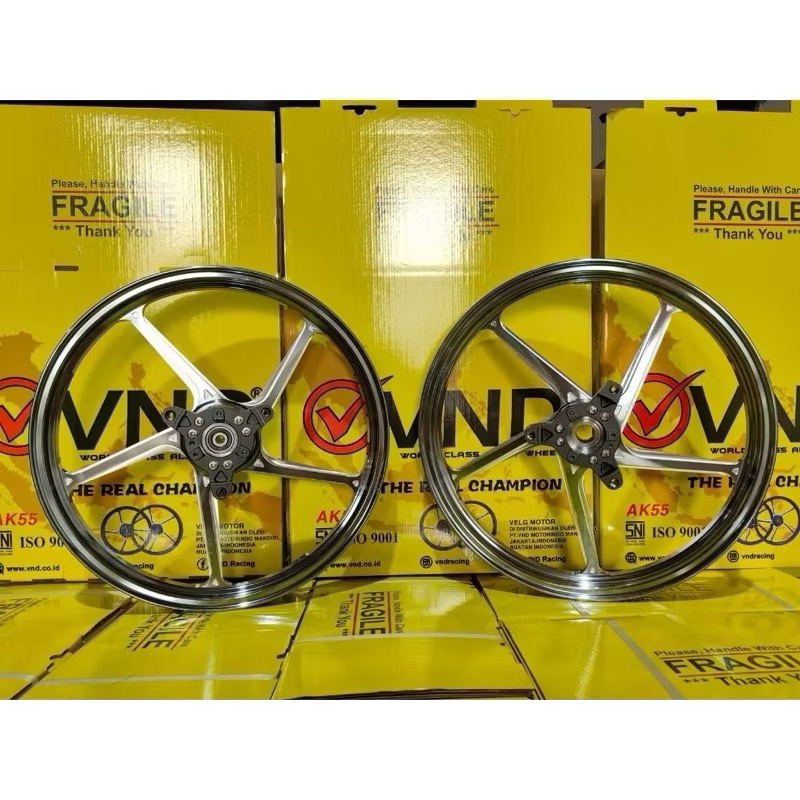 VND AK 55 VELG AK55 FOR NMAX NEW/OLD , UK RING 14 / RING 17 UK VELG 1.85X14-17 / 2.15X14-17 VND Velg
