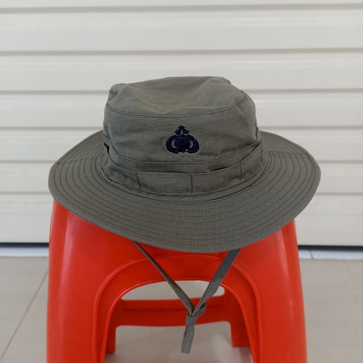 Buruan Serbu  Topi Rimba JATAH BRIMOB ORIGINAL LOGISTIK POLRI
