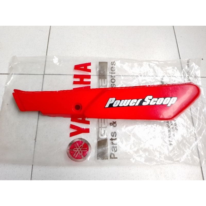 COVER TUTUP AKI ACCU KIRI YAMAHA ALFA CHAMP MERAH ORIGINAL ASLI YAMAHA YGP