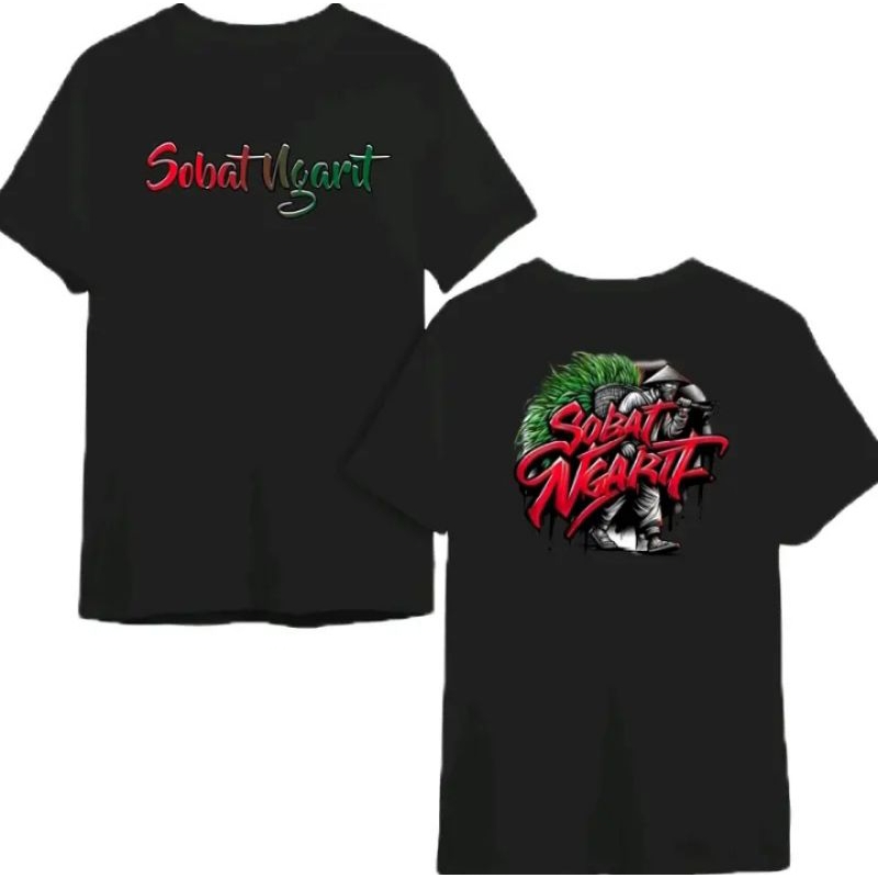 Kaos Sobat Ngarit Viral Bawa Rumput