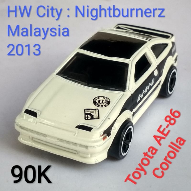 Hot Wheels Toyota AE86 Corolla Putih