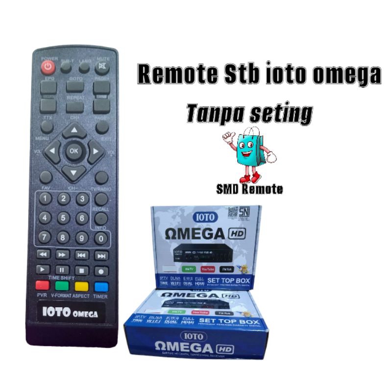 Remot set top box ioto omega/Remot set top box omega