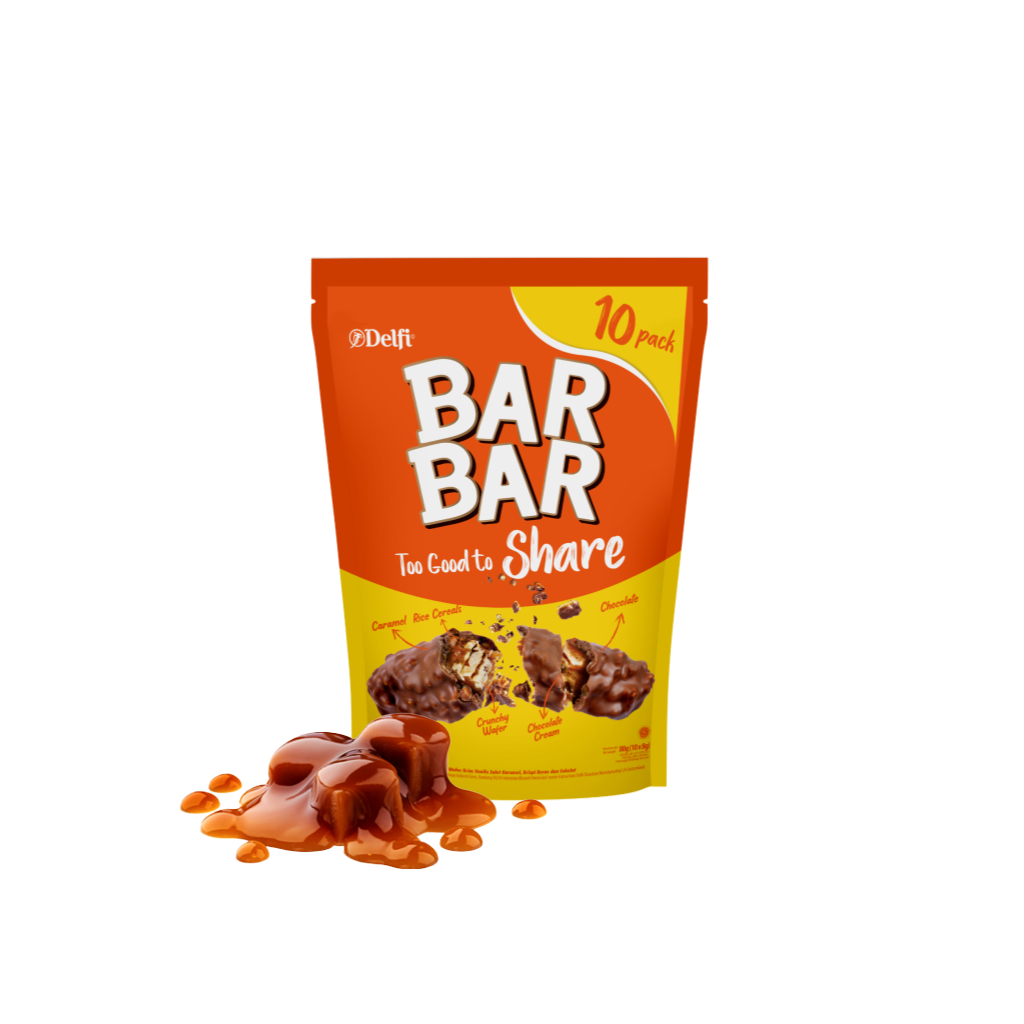 

Delfi bar bar wafer chocolate share pack 80 gram