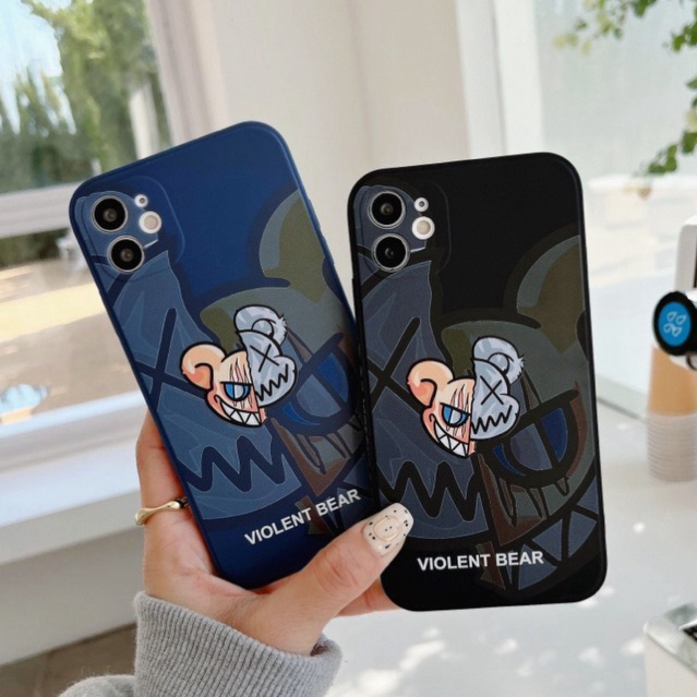 Violent x Bear Edge Case Premium Iphone 13 13pro 13promax 12 12PRO 12PROMAX 11 X XS XSMAX