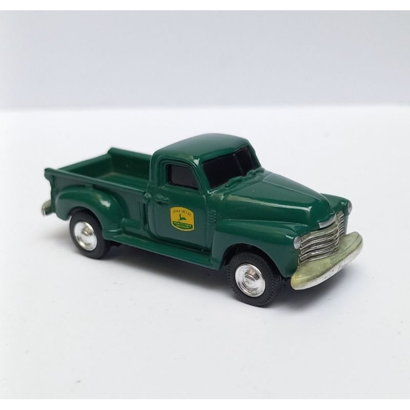 ertl 1950 chevy dealership pickup john deer 1/64 loose diecast