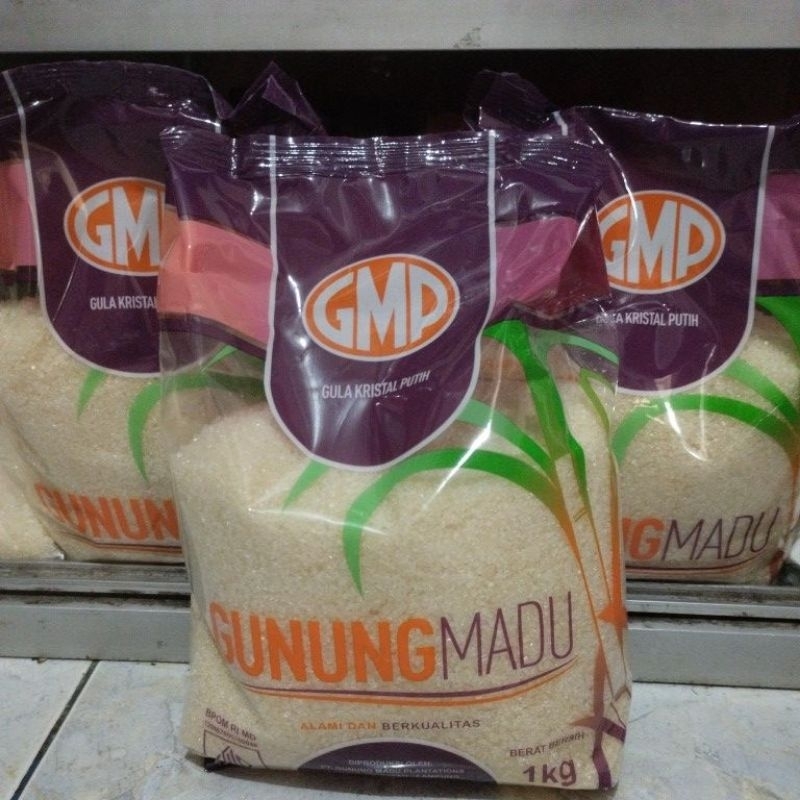 

Gula GMP gunung madu gula kristal putih kemasan 1kg