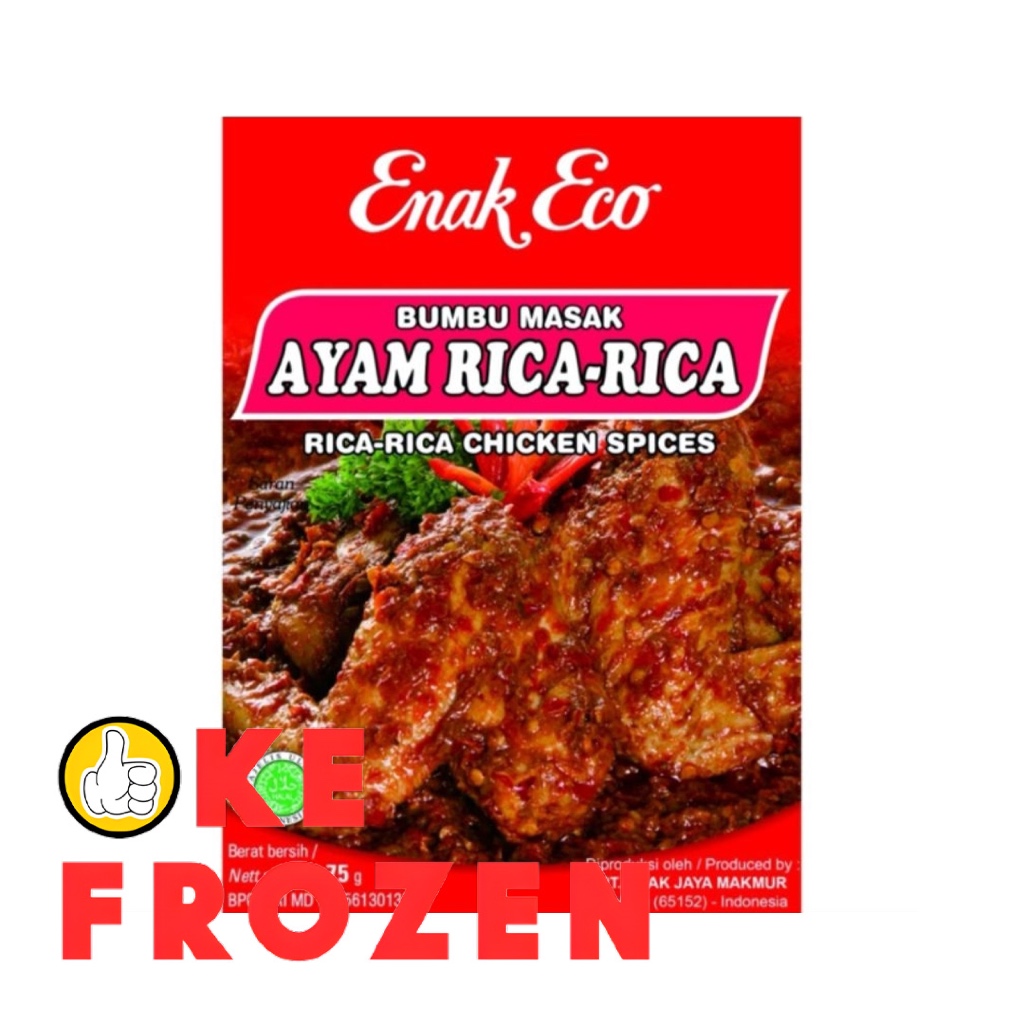 

ENAK ECO BUMBU MASAK AYAM RICA-RICA 75GR/ BUMBU MASAK INSTAN