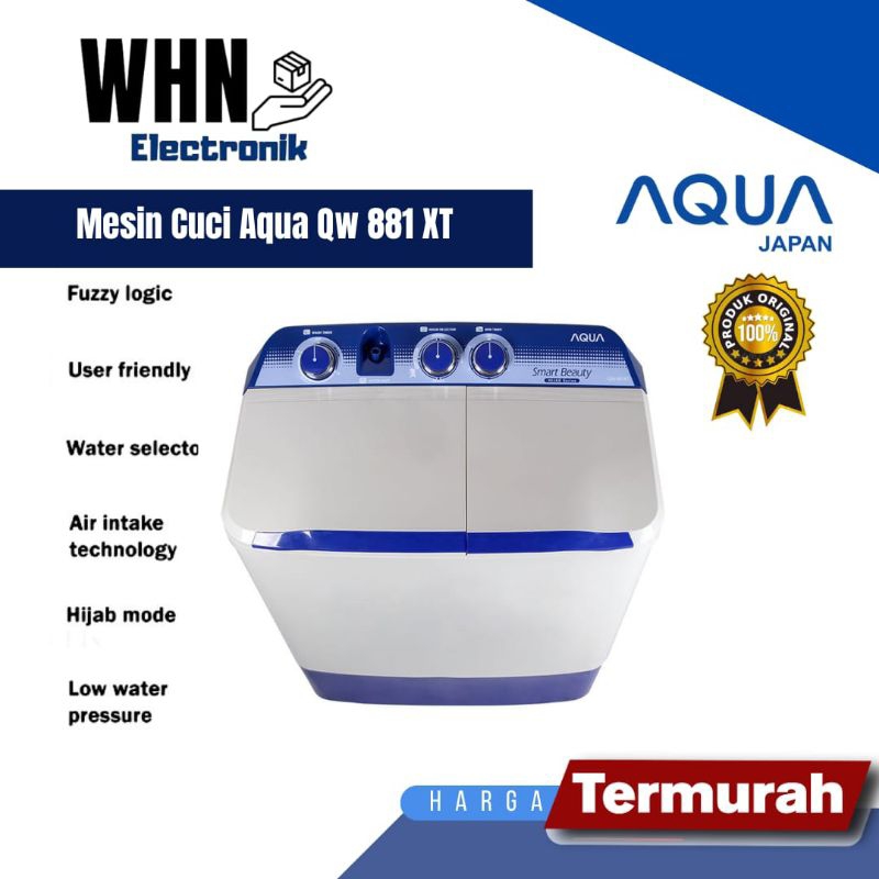 Mesin cuci Aqua Qw 881 XT