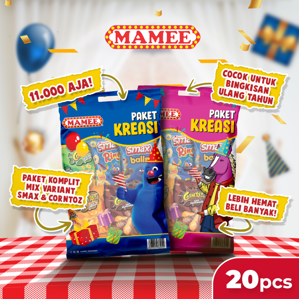

[CLEARANCE SALE Exp Jan25] Paket Kreasi SMAX - 20 pcs