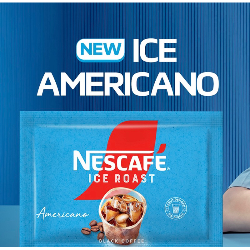 

Nescafe Ice Roast Americano Kopi Instan Viral isi 10 sachet @2gram