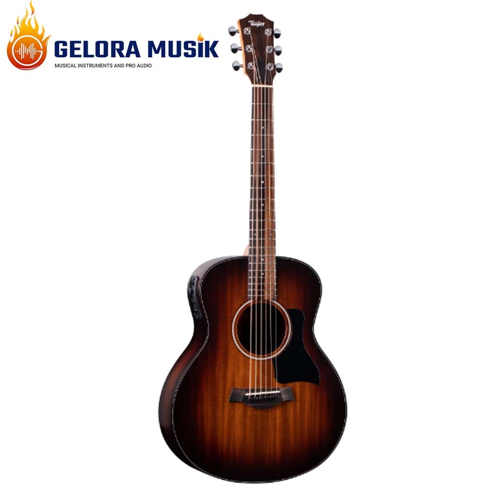 Gitar Akustik Elektrik Taylor GS Mini-e LTD (Mahogany Top) Shaded Edge Burst W/bag