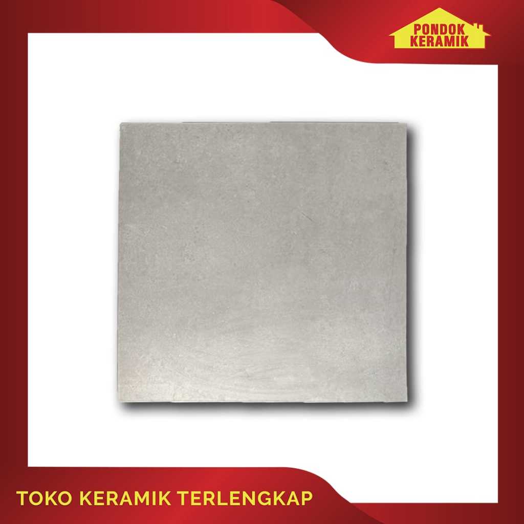 Keramik Lantai Platinum 60x60 Santiago Grey Cutting Rectified