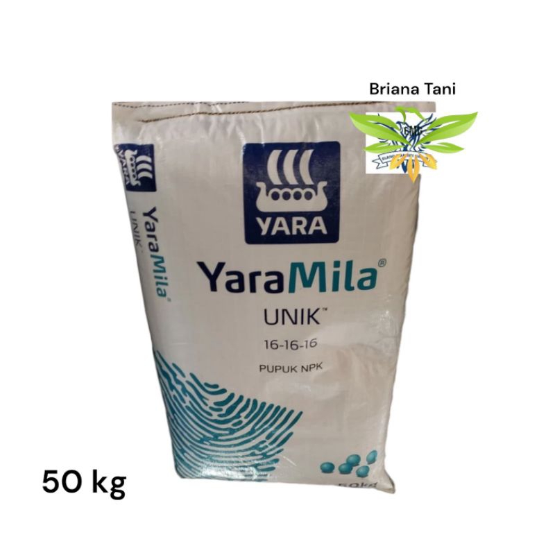 ￼1 Zak 50 kg Pupuk NPK 16 16 16 Yaramila Unik pupuk Premium mutiara