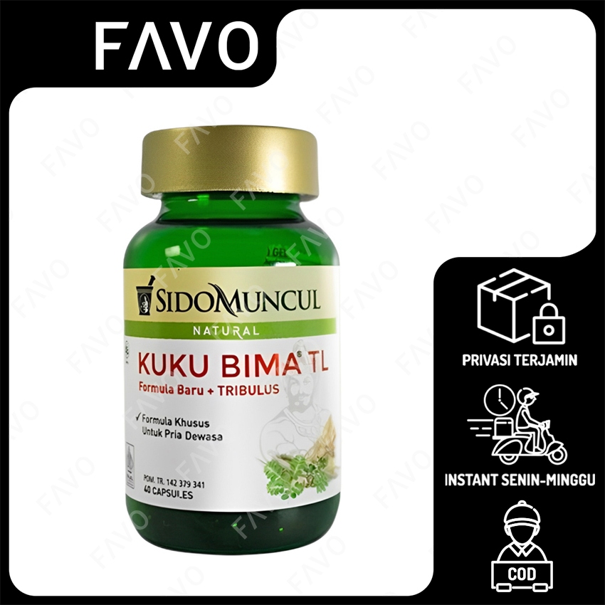 Kuku Bima TL NF - 40 Kapsul - Herbal Stamina Terbaik
