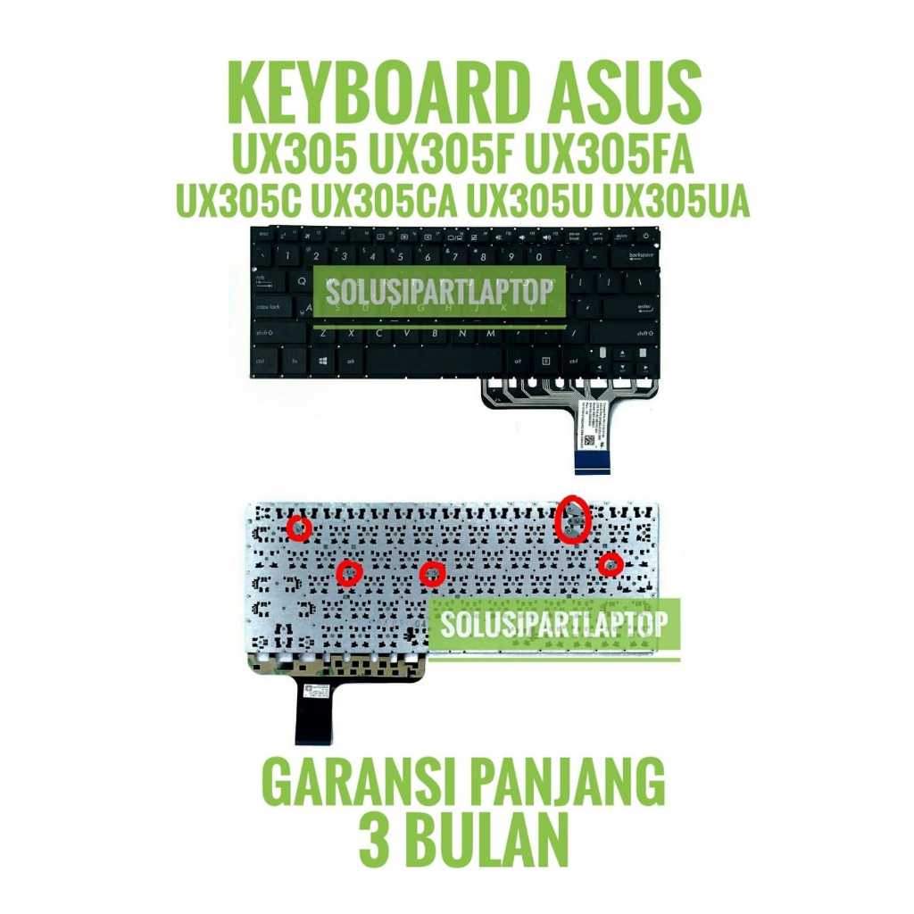 Keyboard Laptop ASUS ZenBook UX305 UX305F U305 UX305LA UX305UA UX305CA