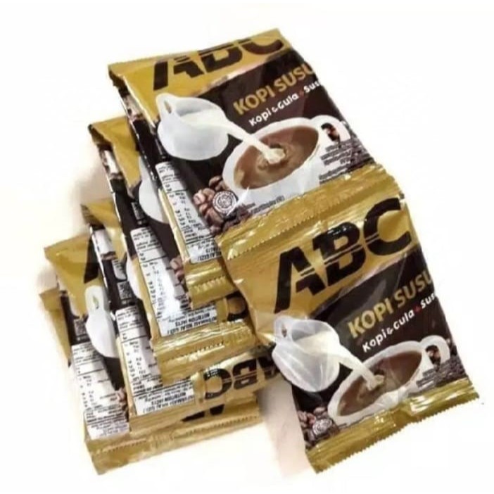 

kopi ABC susu isi 1 renceng 10 sachet