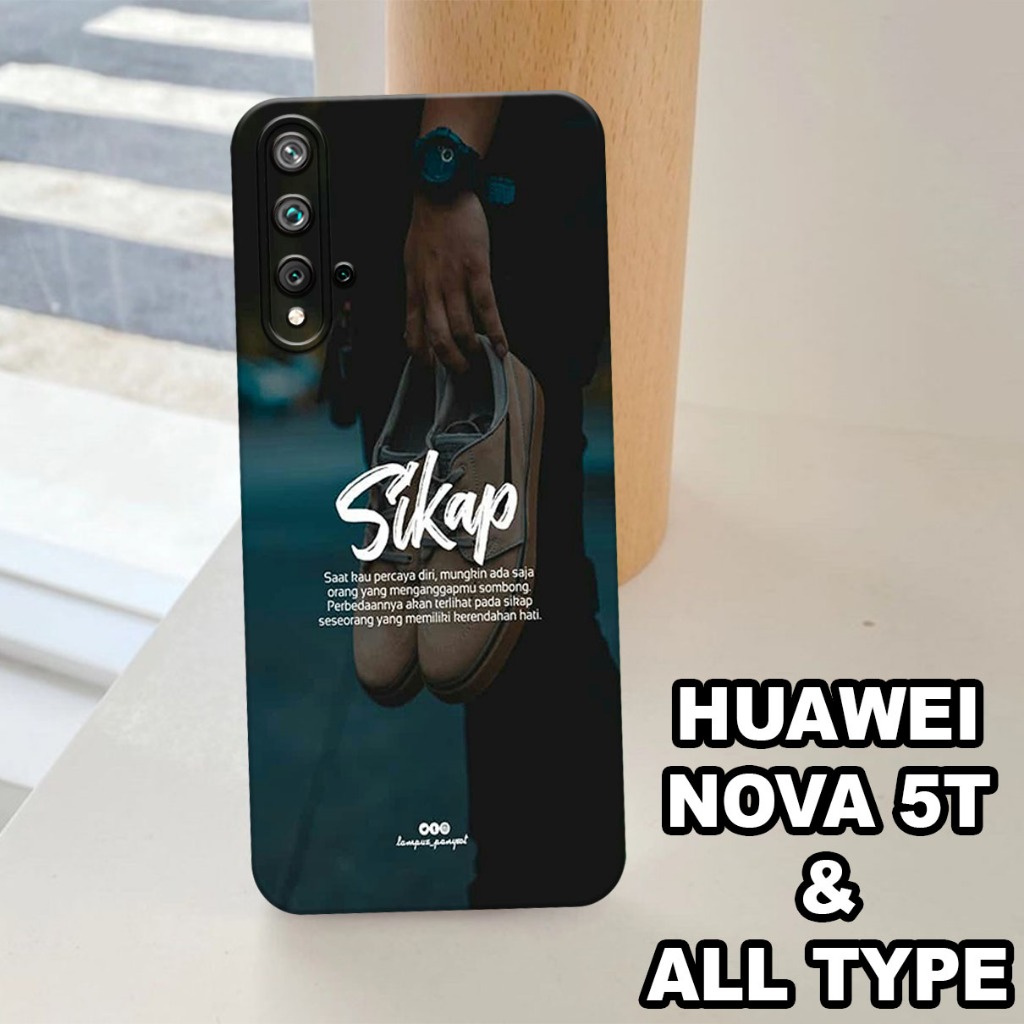G20 - Silikon HUAWEI NOVA 5T - Softcase pro camera HUAWEI NOVA 5T - Motif QUATES - Bahan  Karet Lent