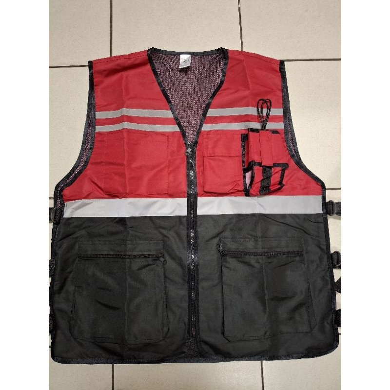 Rompi Safety Pelindo/Rompi safety , Rompi Taslan merah
