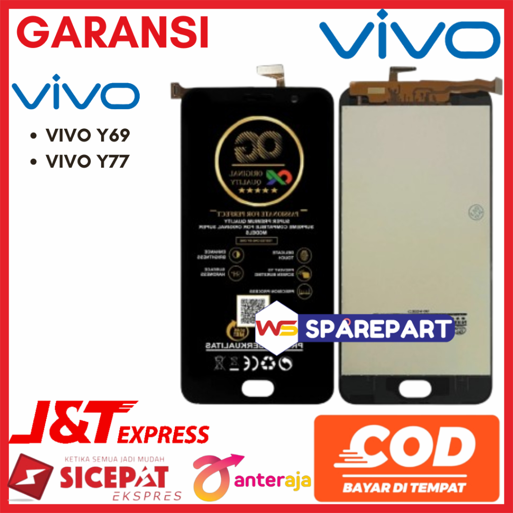 LCD VIVO Y69 / VIVO Y77 - ORIGINAL FULLSET