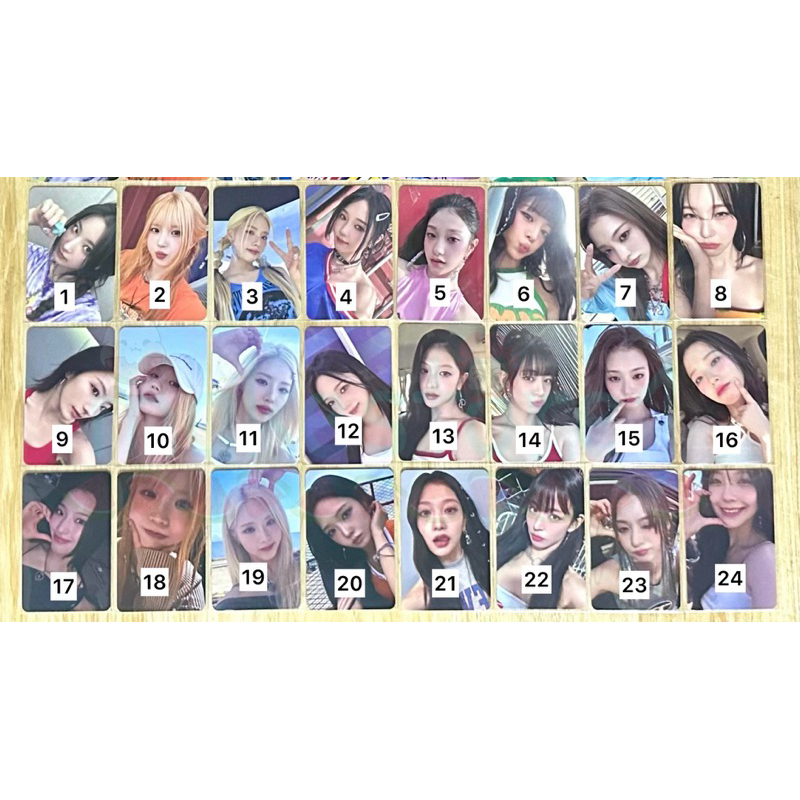 pc fromis_9 saerom hayoung jiwon jisun seoyeon chaeyoung nagyung jiheon photocard benefit hellolive 