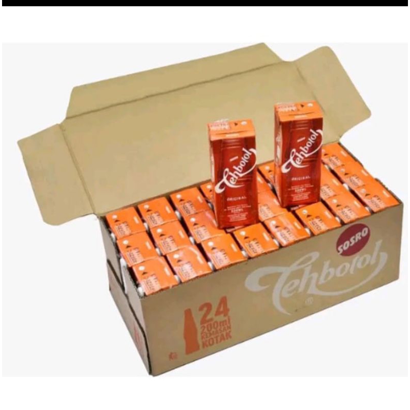 

Tehbotol sosro kotak 200ml 1 dus(isi 24pcs)