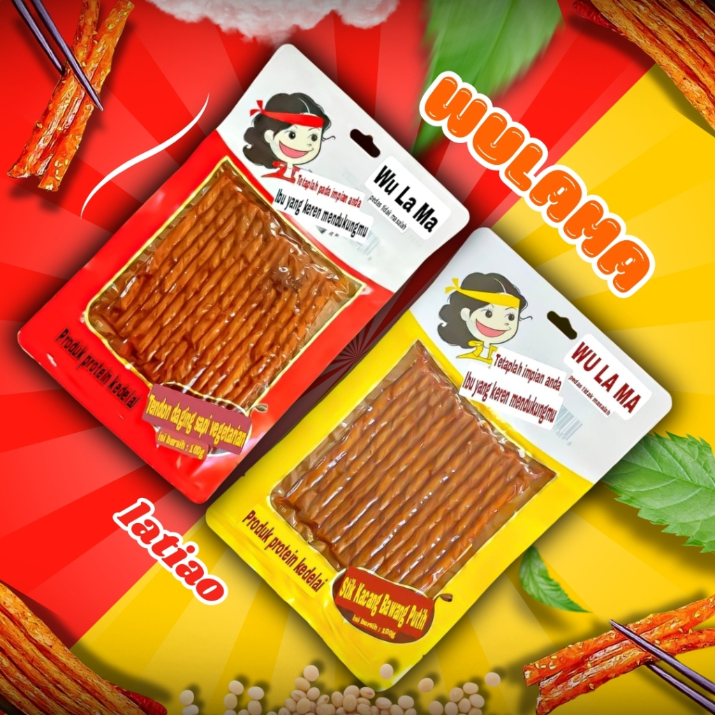 [HALAL] LATIAO WULAMA GLUTEN SNACK CEMILAN VEGETARIAN LATIAO