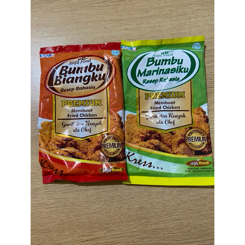 Bumbu Biang dan Marinasi PREMIUM,Bumbu Friedchicken,Bumbu Alifa Food,Tepung Ceispy