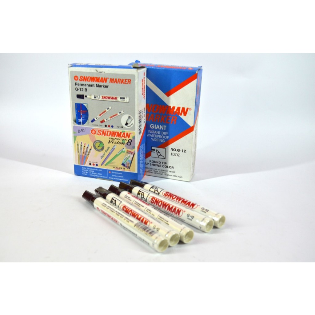 

SPIDOL SNOWMAN PERMANENT MARKER NO.G-12