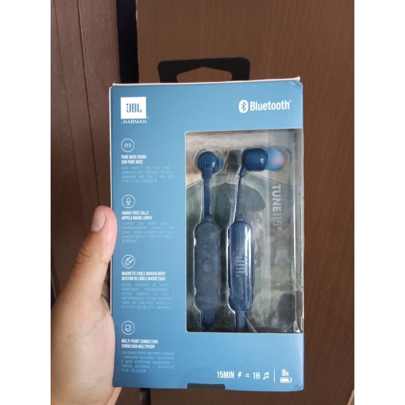 JBL Tune 115BT Bluetooth  Headset Earphone ORI