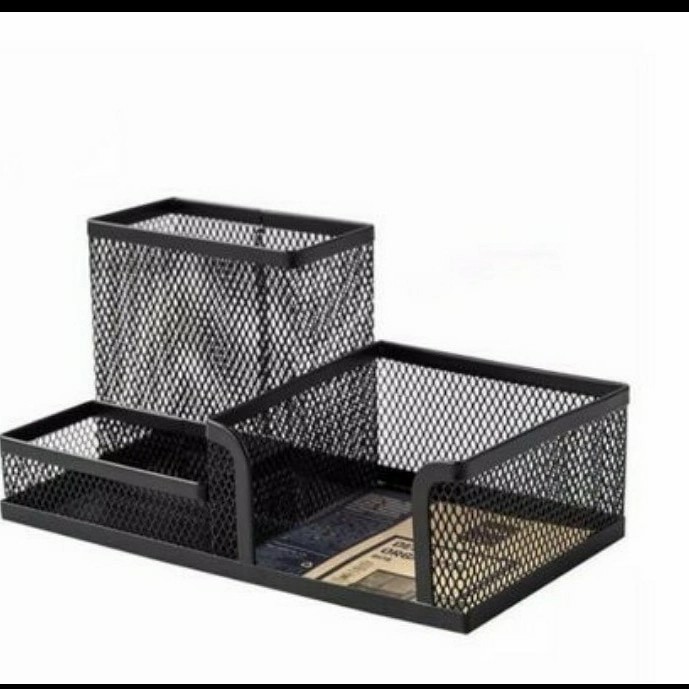 

Memo organizer / tempat alat tulis jaring / desk organizer