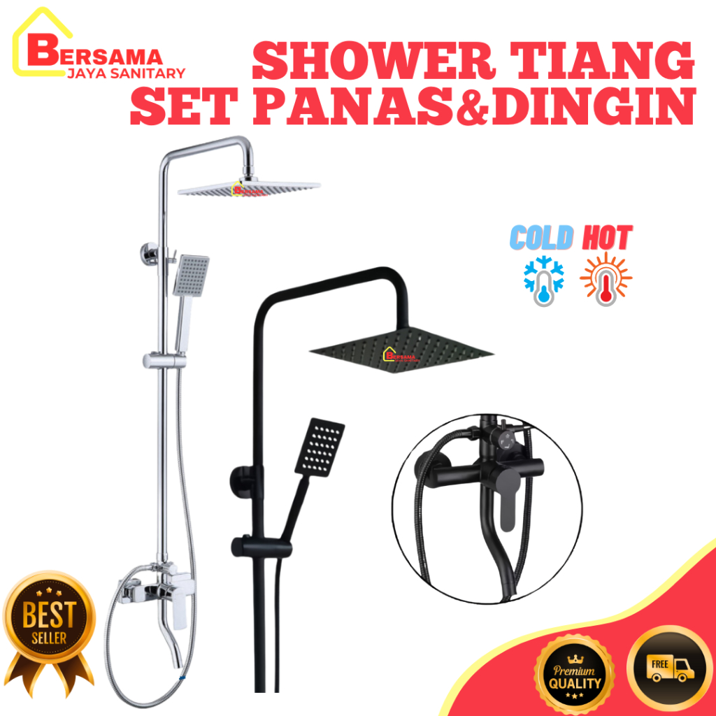 Shower tiang Set Panas Dingin - Shower Set Kamar Mandi - Shower Air Panas Dingin