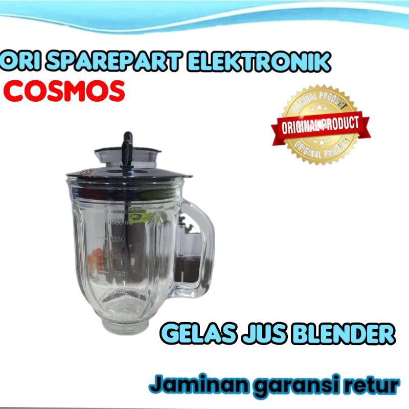 gelas jus (kaca) blender cosmos cb 282 g blender