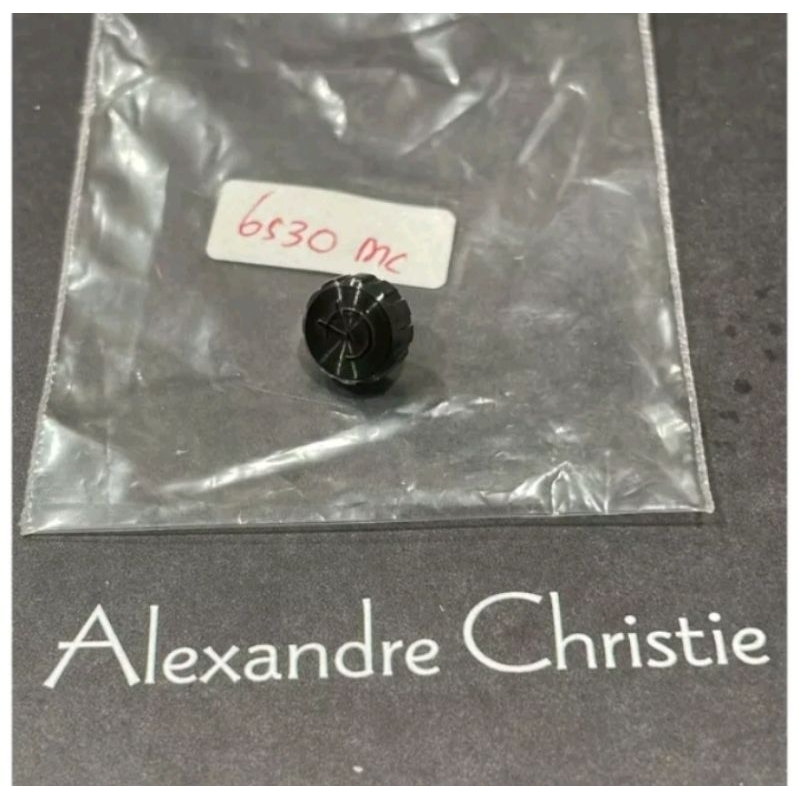 kenop jam tangan Alexandre Christie 6530 hitam