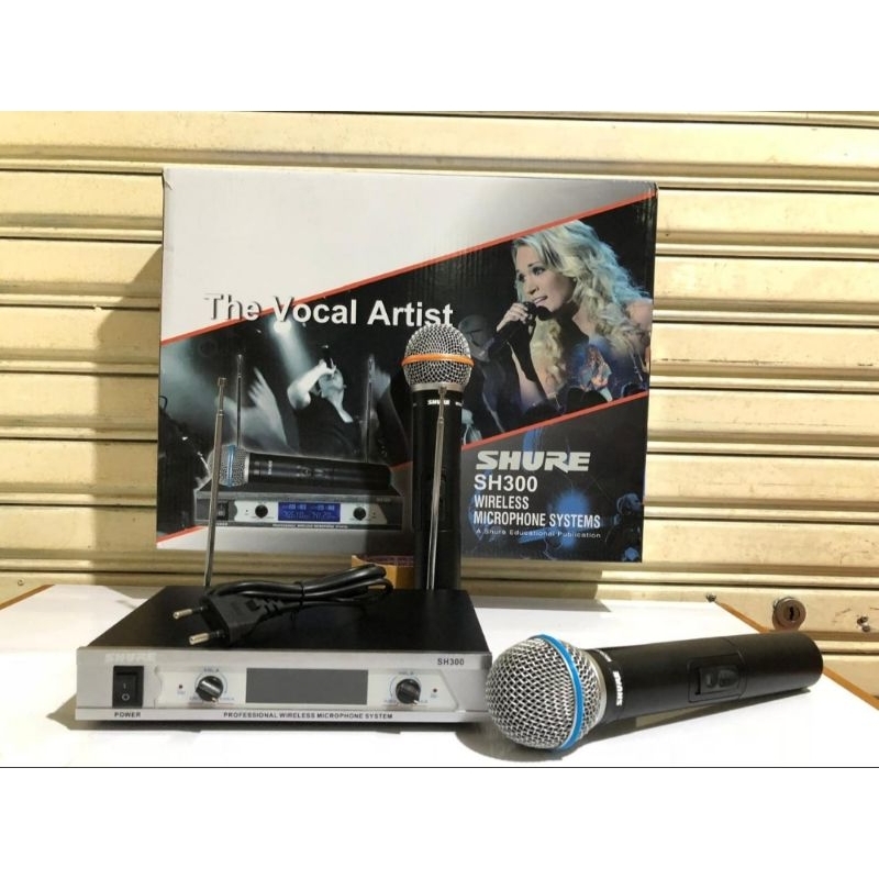 Mic wireless SHURE SH300 2mic handle